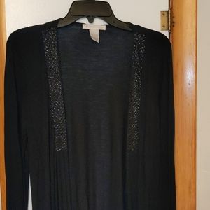 Design History open front cardigan with sequins